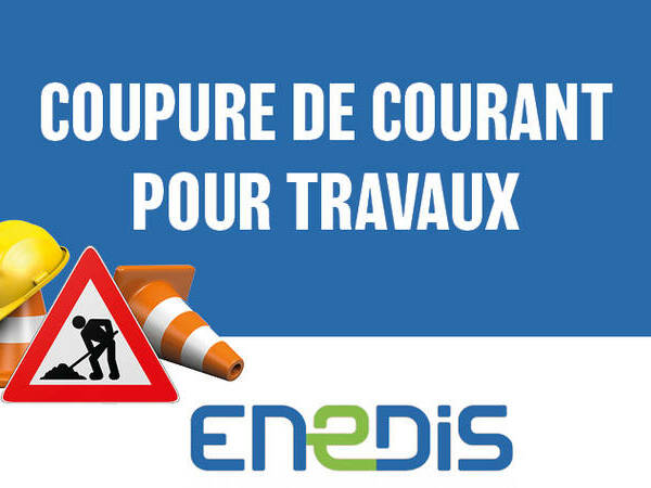 Coupure de courant programmée sur la commune